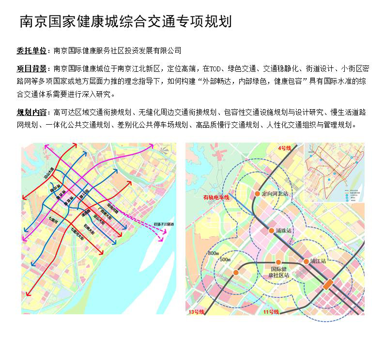 南京国家健康城综合交通专项规划