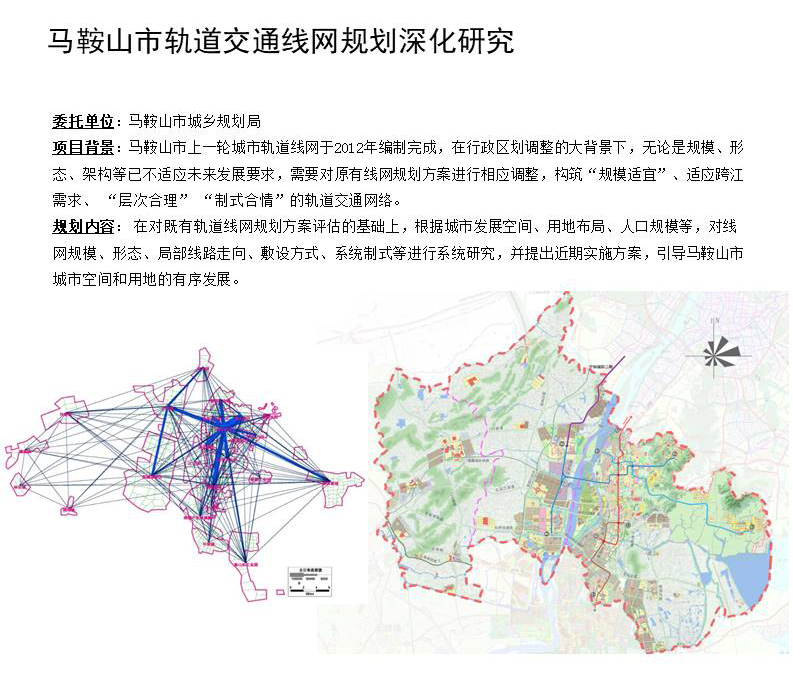 马鞍山市轨道交通线网规划深化研究