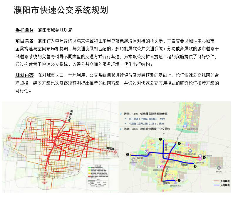 濮阳市快速公交系统规划
