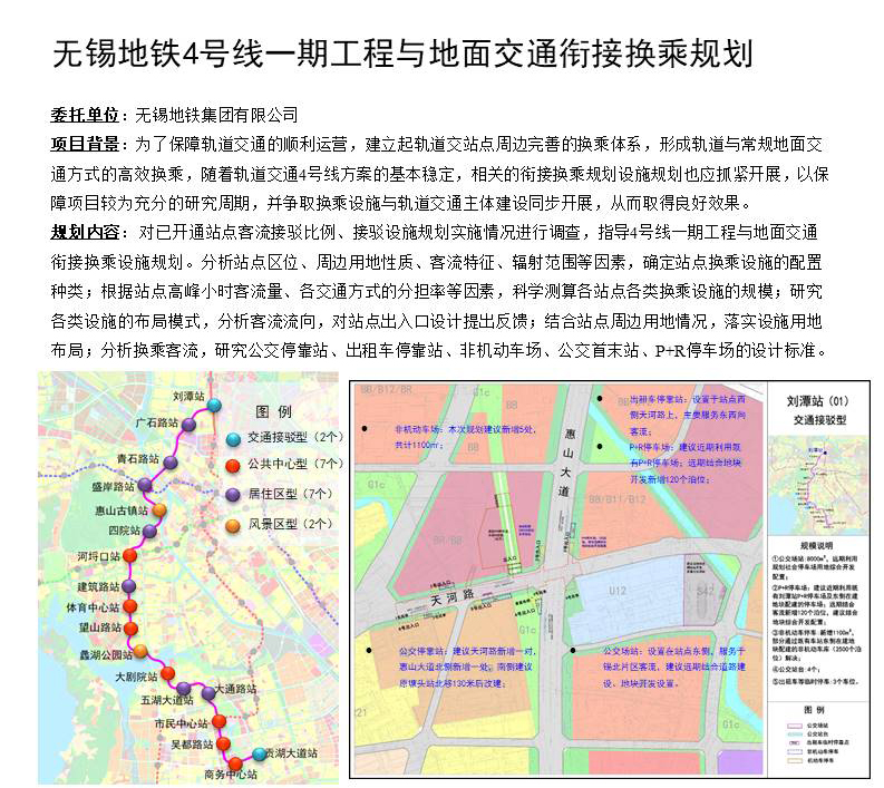 无锡地铁4号线一期工程交通衔接一体化