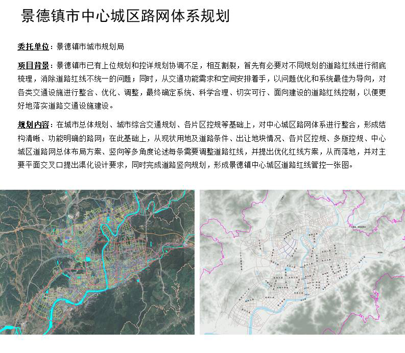 景德镇市中心城区路网体系规划